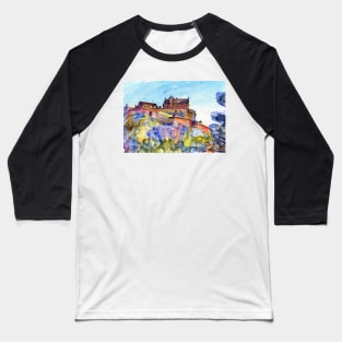 Edinburgh Castle Baseball T-Shirt